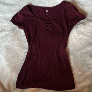 Maroon T shirt